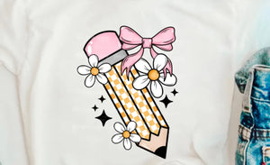 Teacher Retro Pencil