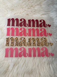 Pink/Purple Leopard Mama