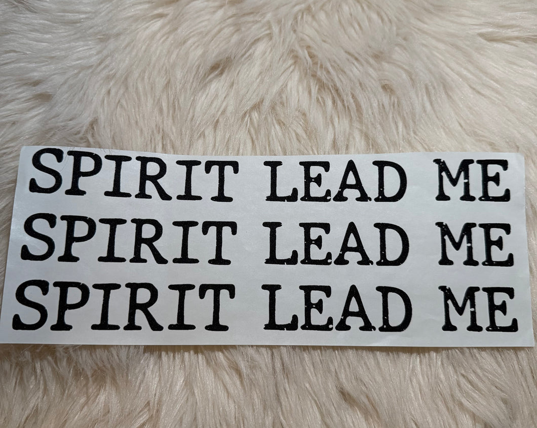 Spirit Lead Me