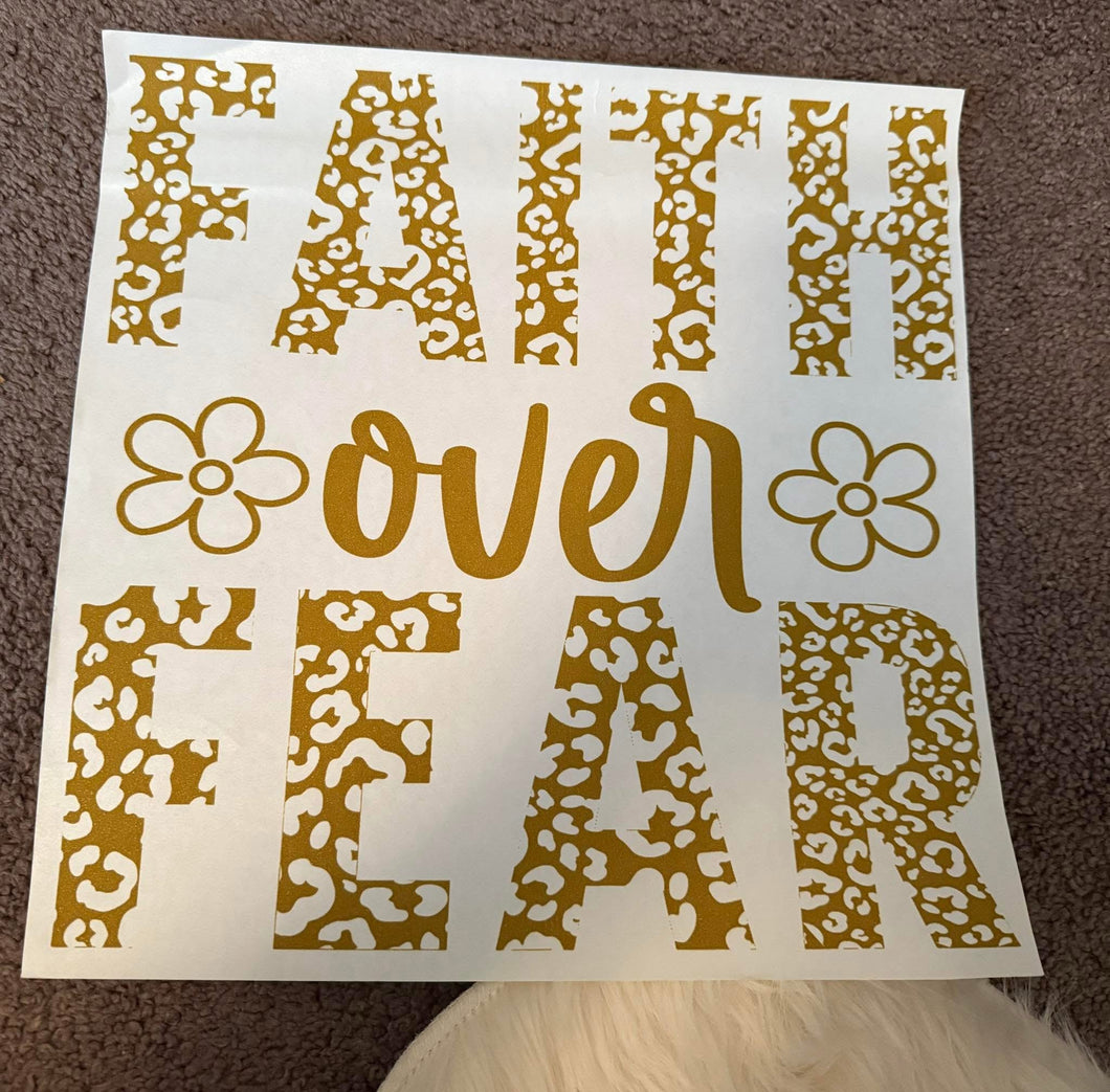Floral Faith Over Fear