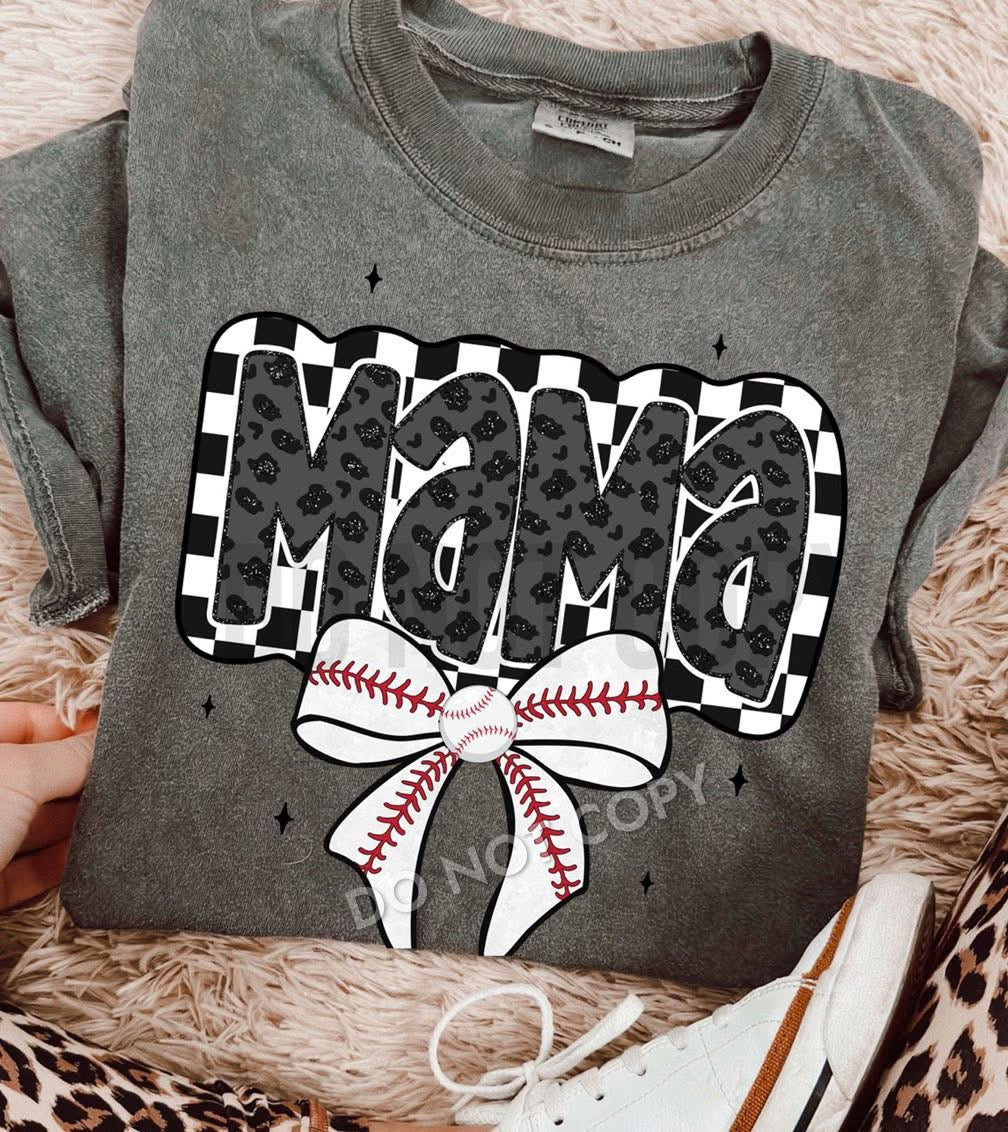Baseball Bow Mama