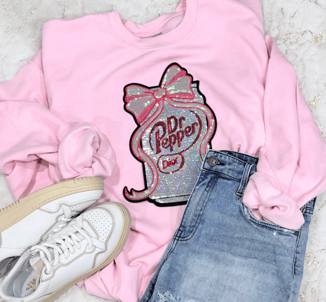 Diet Dr. Pepper Sequin