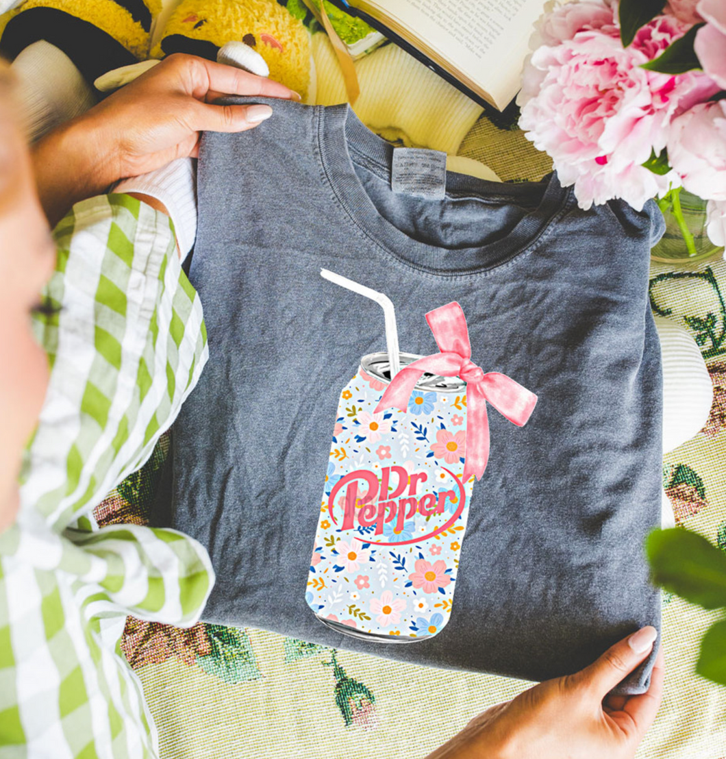 Dr. Pepper Floral Can