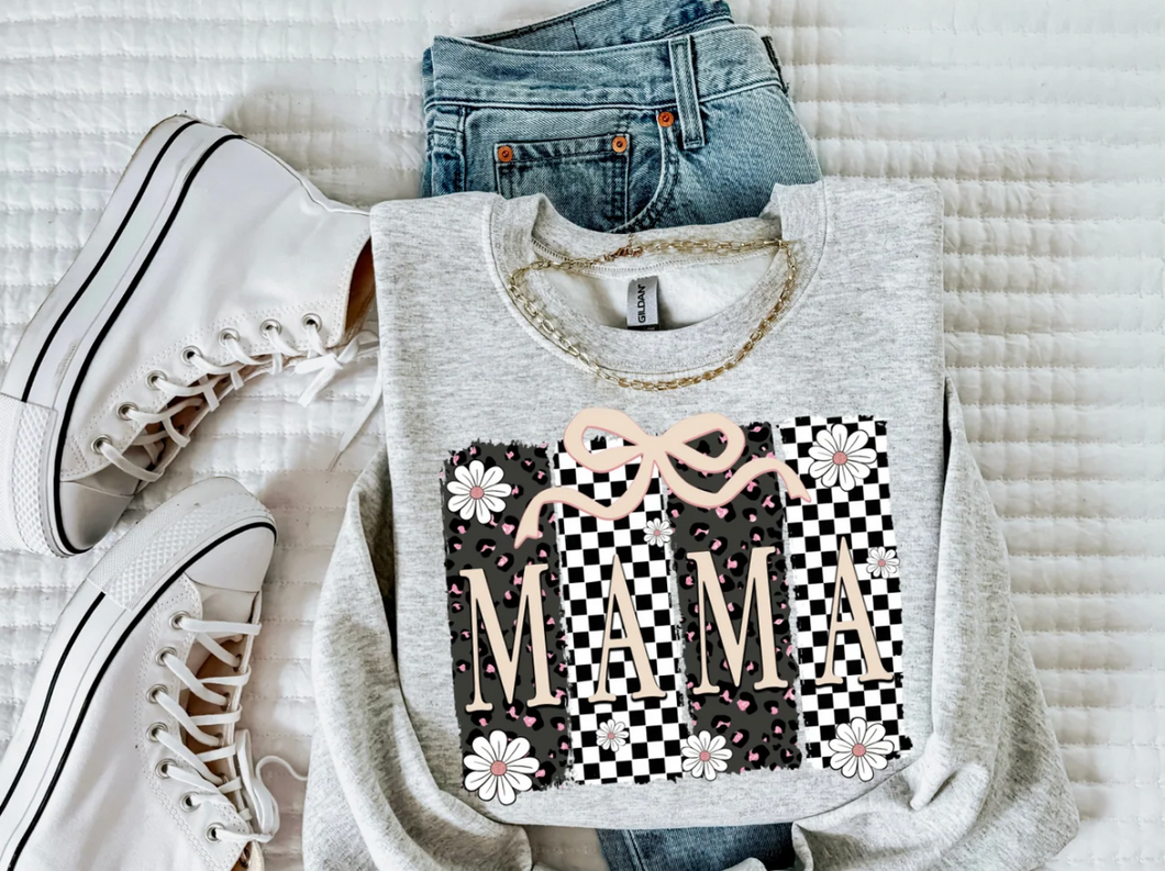 Checkered Daisy Mama