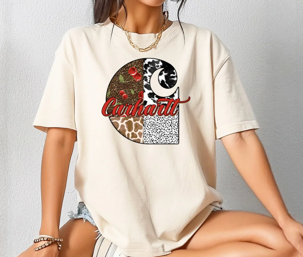 Cherries and Animal Print C