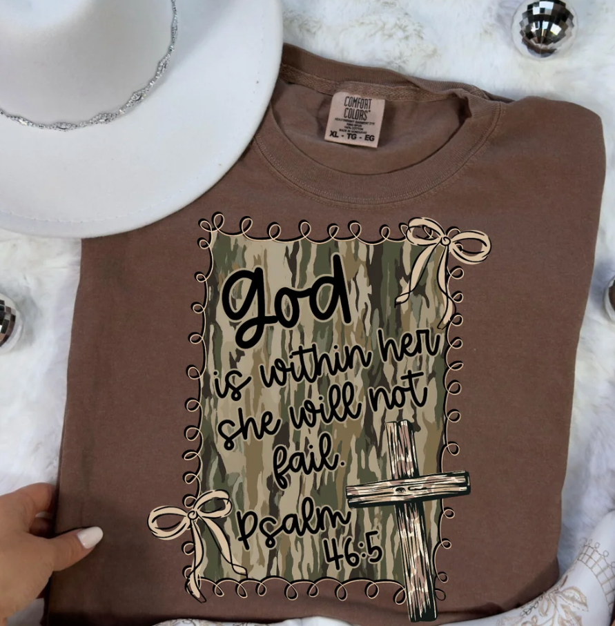 Camo God is within her she will not fail