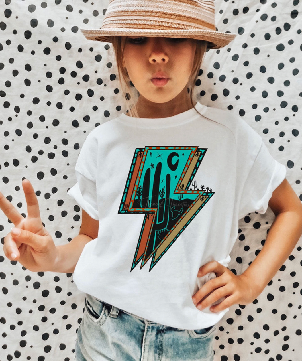 Youth Desert Lightening Bolt