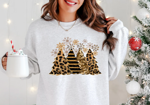 Gold Christmas Tree Shirt